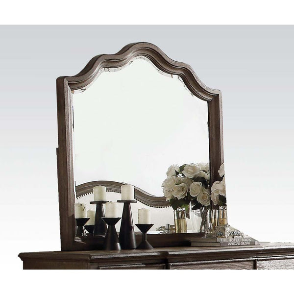 ACME Baudouin Weathered Oak Mirror Model 26114 - MONAVILLA
