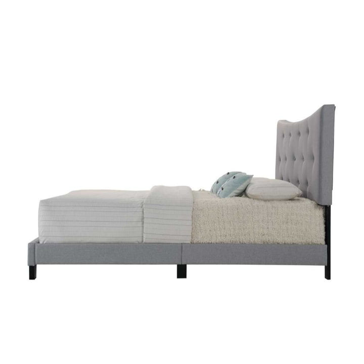 ACME Venacha Gray Fabric Queen Bed Model 26360Q - MONAVILLA