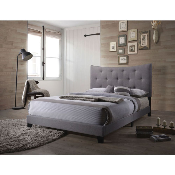 ACME Venacha Gray Fabric Queen Bed Model 26360Q - MONAVILLA