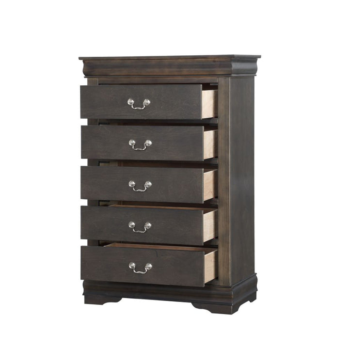 ACME Louis Philippe Dark Gray Chest Model 26796 - MONAVILLA