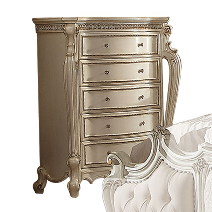 ACME Picardy Antique Pearl Chest Model 26886 - MONAVILLA
