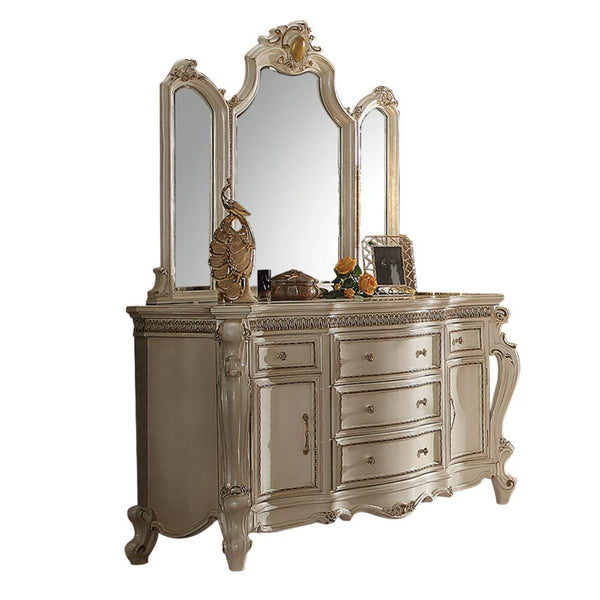 ACME Picardy Antique Pearl Mirror Model 26904 - MONAVILLA