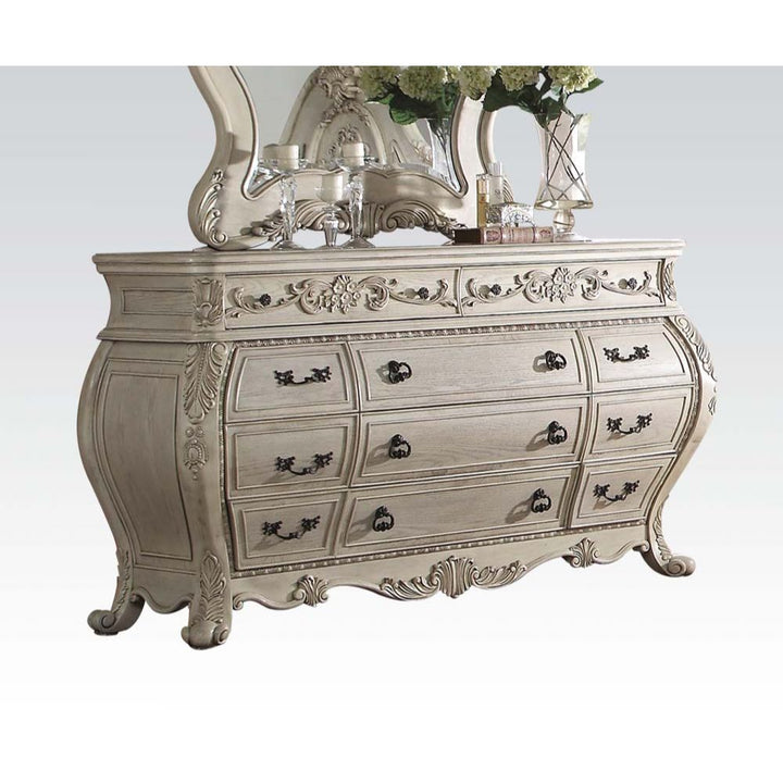 ACME Ragenardus Antique White Dresser Model 27015 - MONAVILLA