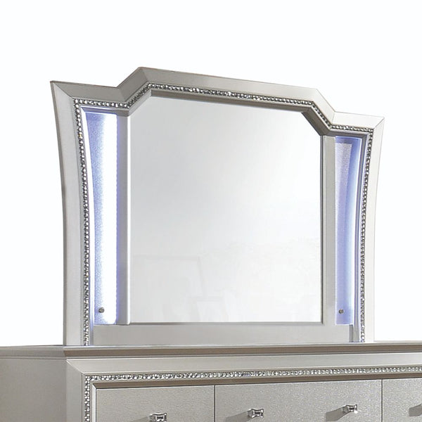 ACME Kaitlyn LED & Champagne Mirror Model 27234 - MONAVILLA