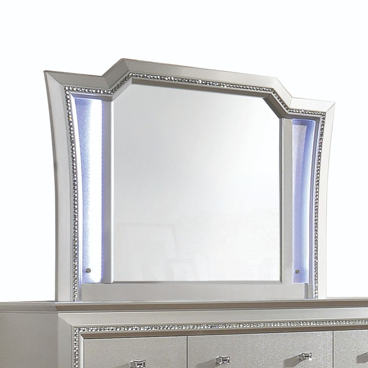 ACME Kaitlyn LED & Champagne Mirror Model 27234 - MONAVILLA