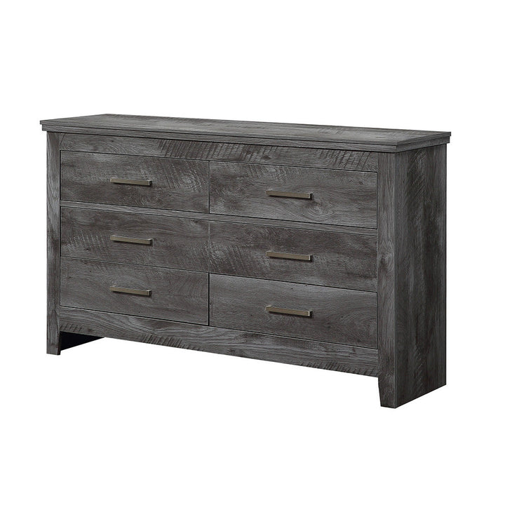 ACME Vidalia Rustic Gray Oak Dresser Model 27325 - MONAVILLA