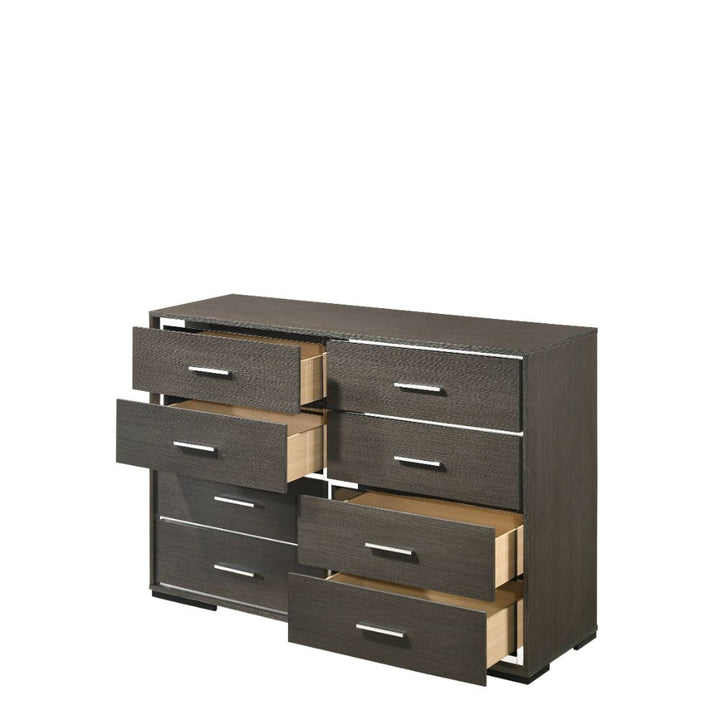 ACME Escher Gray Oak Dresser Model 27655 - MONAVILLA