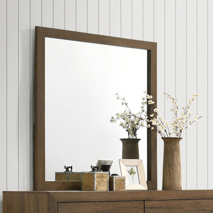 ACME Miquell Oak Mirror Model 28054 - MONAVILLA