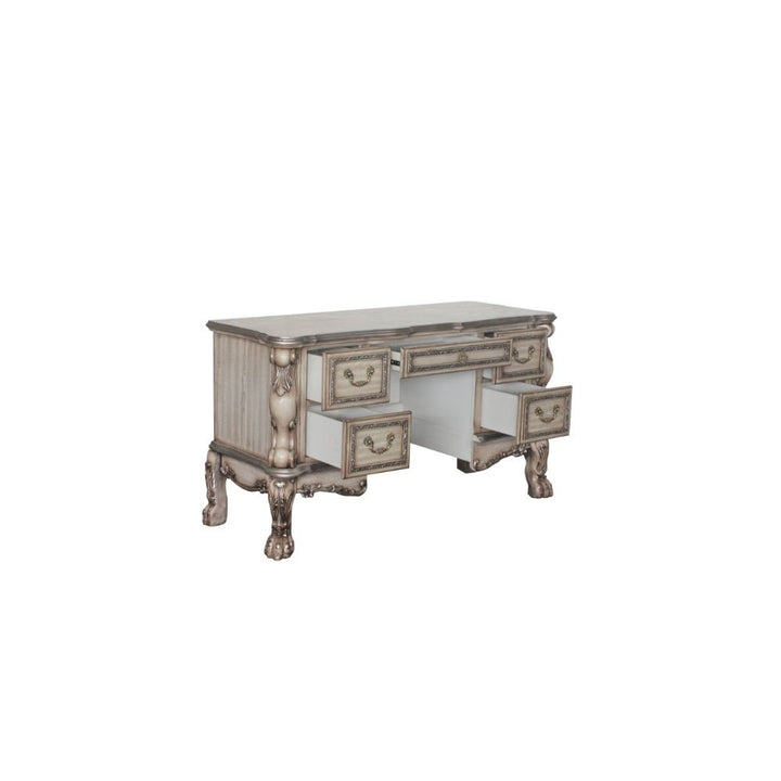 ACME Dresden Vintage Bone White Vanity Desk Model 28193 - MONAVILLA