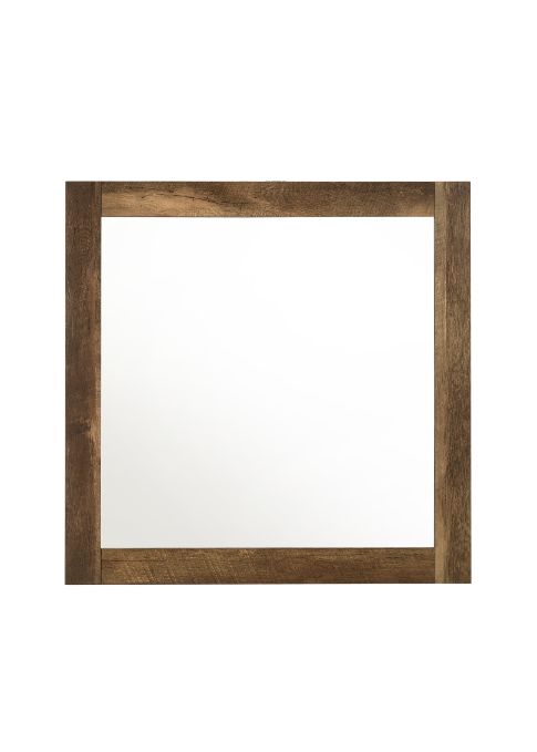 ACME Morales Rustic Oak Finish Mirror Model 28594 - MONAVILLA