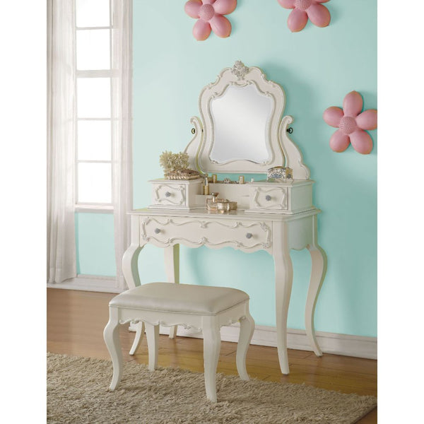 ACME Edalene Pearl White Vanity Desk Model 30516 - MONAVILLA