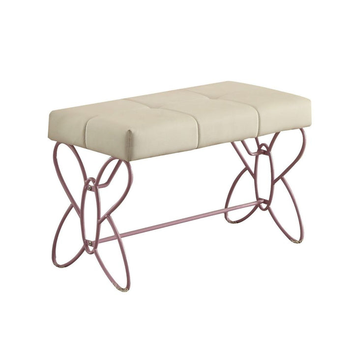 ACME Priya II White & Light Purple Bench Model 30542 - MONAVILLA