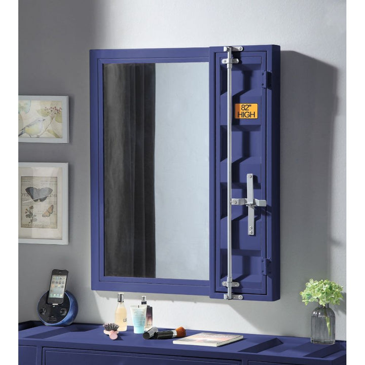 ACME Cargo Blue Vanity Mirror Model 35938 - MONAVILLA
