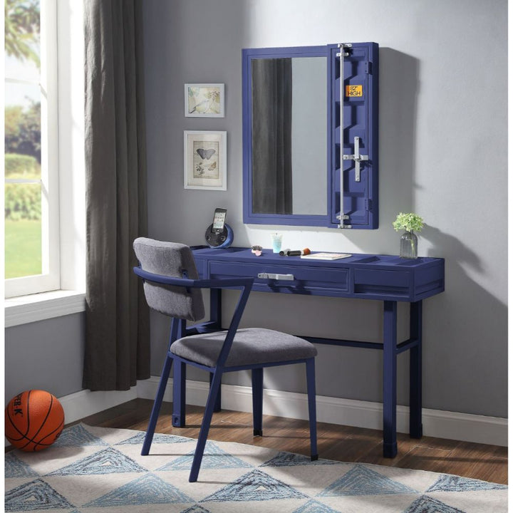 ACME Cargo Blue Vanity Desk Model 35939 - MONAVILLA