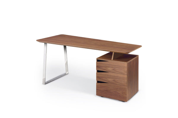 Nova Domus Walton Modern Walnut DeskVig Furniture Model VGHB-364P-W ID 80308 catch