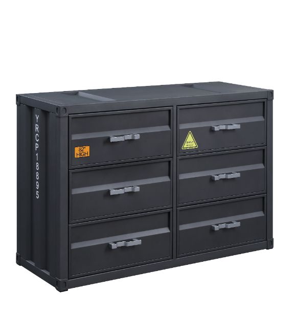 ACME Cargo Gunmetal Finish Dresser Model 37955 - MONAVILLA