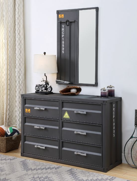 ACME Cargo Gunmetal Finish Dresser Model 37955 - MONAVILLA