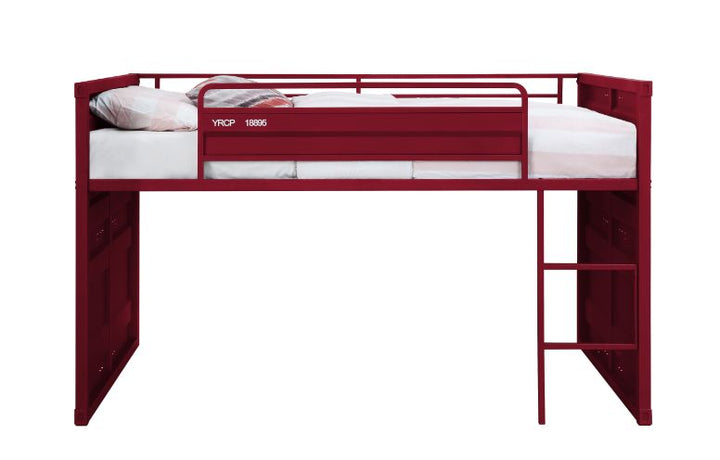 ACME Cargo Red Finish Twin Loft Bed Model 38300 - MONAVILLA