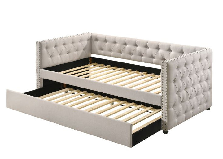 ACME Romona Beige Fabric Twin Daybed Model 39440 - MONAVILLA