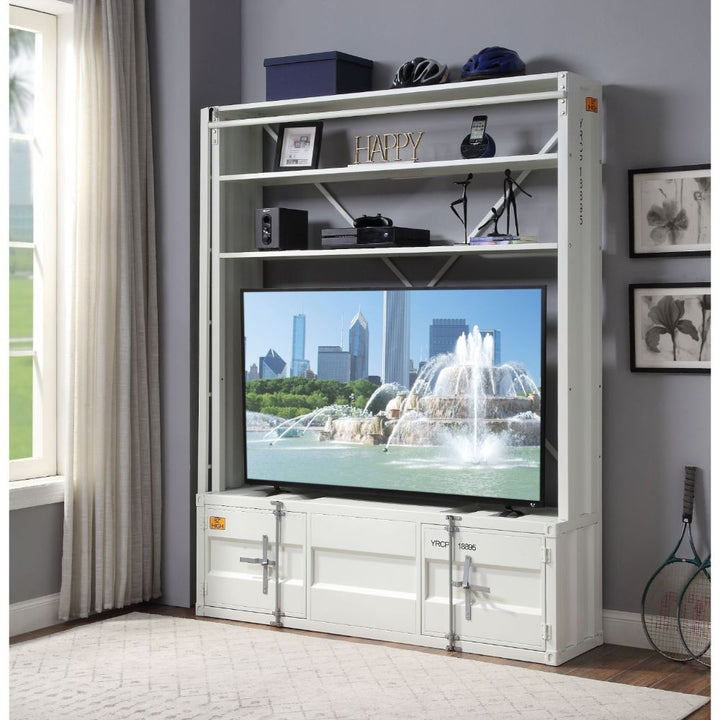 ACME Cargo White Bookshelf Model 39882 - MONAVILLA