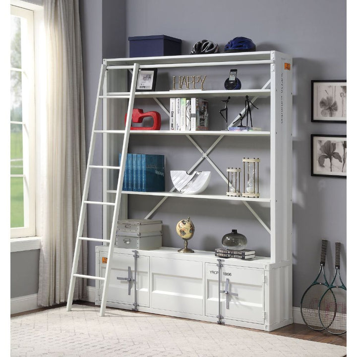 ACME Cargo White Bookshelf Model 39882 - MONAVILLA