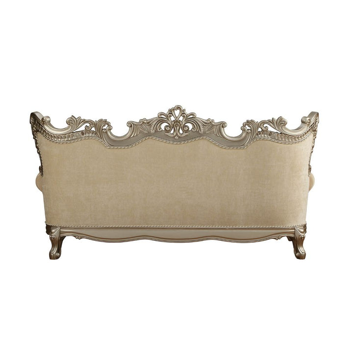 ACME Ranita Fabric & Champagne Sofa Model 51040 - MONAVILLA