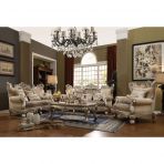 ACME Ranita Fabric & Champagne Sofa Model 51040 - MONAVILLA