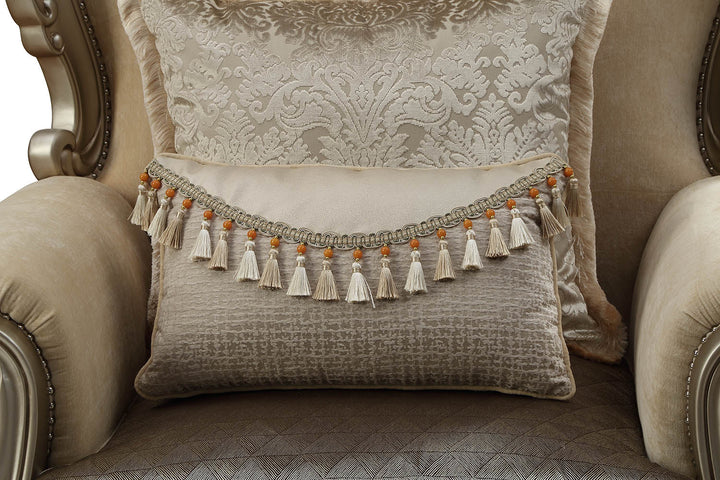 ACME Ranita Fabric & Champagne Sofa Model 51040 - MONAVILLA