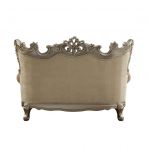ACME Ranita Fabric & Champagne Loveseat Model 51041 - MONAVILLA