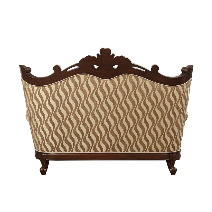 ACME Shalisa Fabric & Walnut Loveseat Model 51051 - MONAVILLA