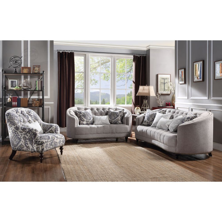 ACME Saira Pattern Fabric Chair Model 52062 - MONAVILLA
