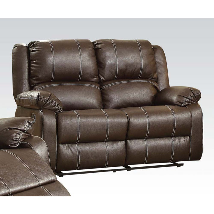 ACME Zuriel Brown PU Loveseat Model 52281 - MONAVILLA