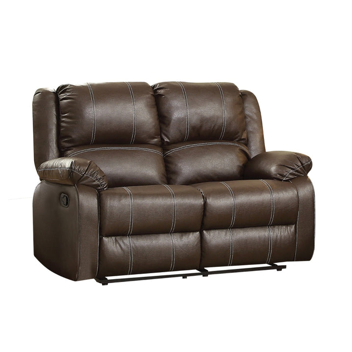 ACME Zuriel Brown PU Loveseat Model 52281 - MONAVILLA