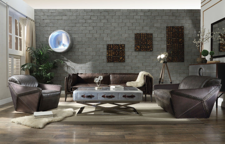 ACME Brancaster Aluminum Coffee Table Model 83555 - MONAVILLA
