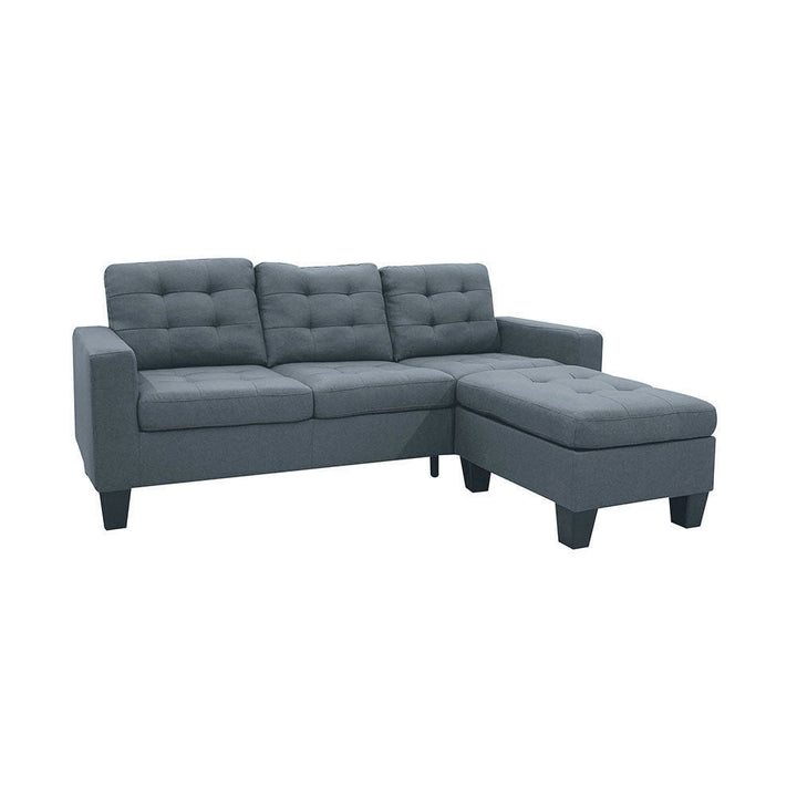 ACME Earsom Gray Linen Sofa Model 52775 - MONAVILLA