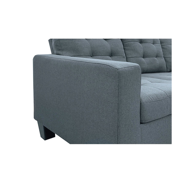 ACME Earsom Gray Linen Sofa Model 52775 - MONAVILLA