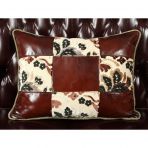 ACME Forsythia Espresso Top Grain Leather Match & Walnut Loveseat Model 53071 - MONAVILLA