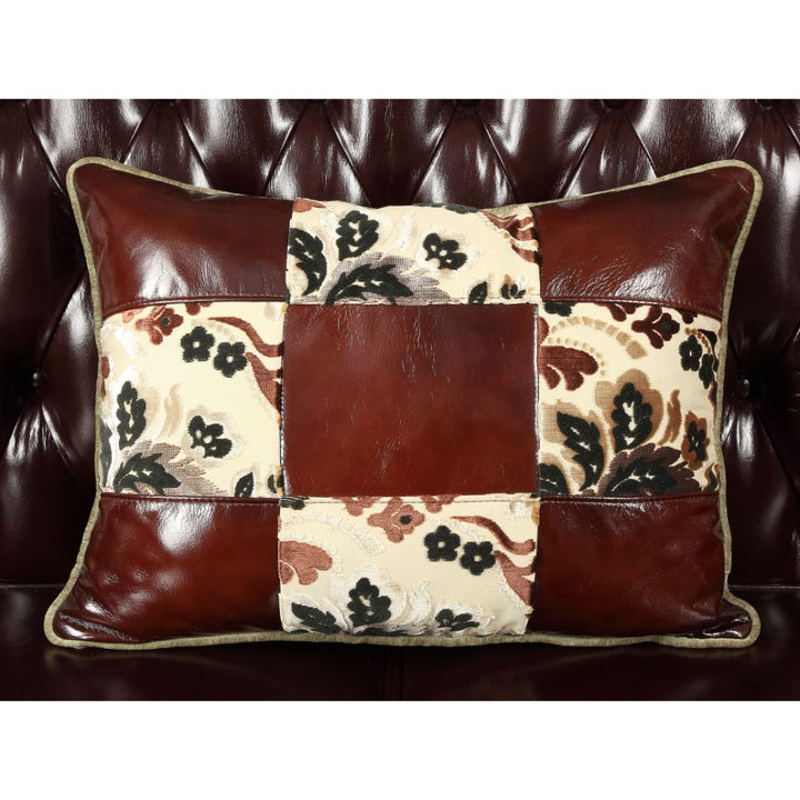 ACME Forsythia Espresso Top Grain Leather Match & Walnut Loveseat Model 53071 - MONAVILLA