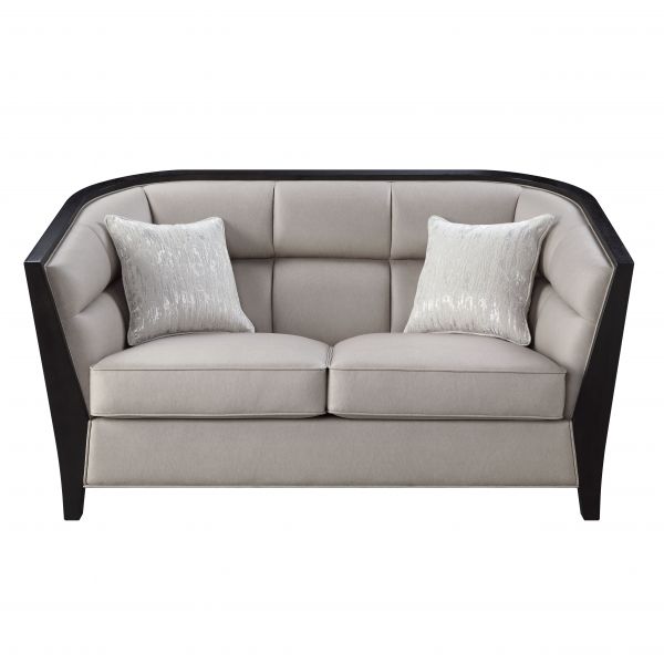 ACME Zemocryss Beige Fabric Loveseat Model 54236 - MONAVILLA