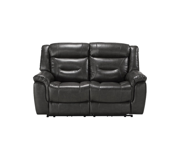 ACME Imogen Gray Leather-Aire Loveseat Model 54806 - MONAVILLA