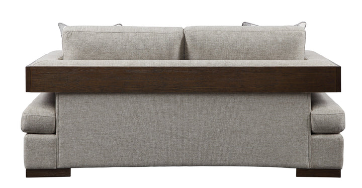 ACME Niamey Fabric & Walnut Loveseat Model 54851 - MONAVILLA