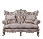 ACME Jayceon Fabric & Champagne Loveseat Model 54866 - MONAVILLA
