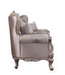 ACME Jayceon Fabric & Champagne Loveseat Model 54866 - MONAVILLA