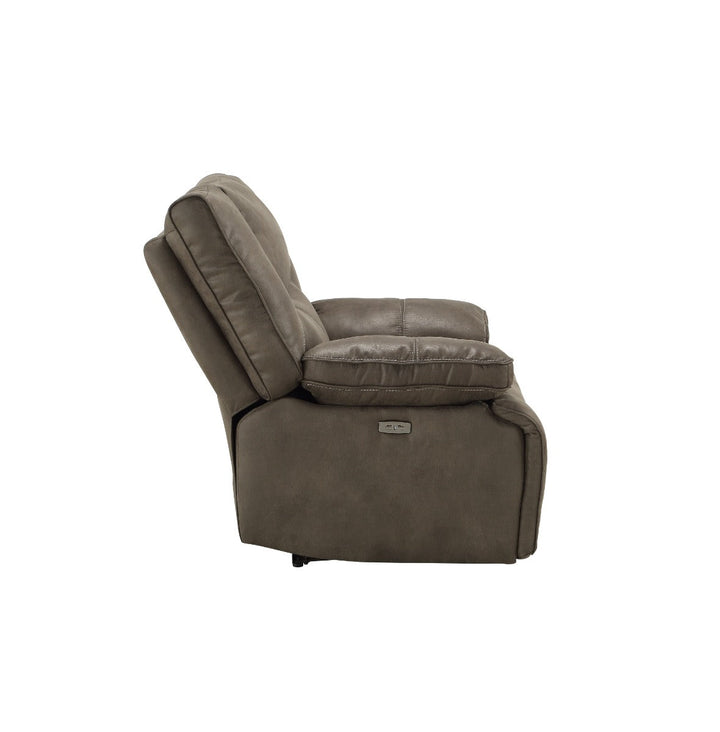 ACME Harumi Gray Leather-Aire Loveseat Model 54896 - MONAVILLA