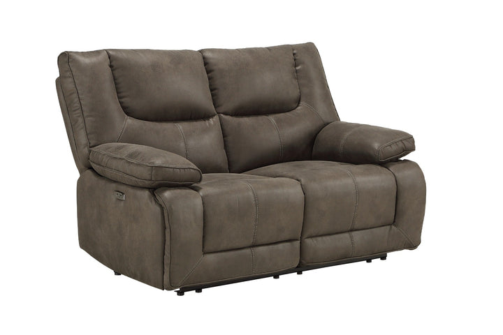 ACME Harumi Gray Leather-Aire Loveseat Model 54896 - MONAVILLA