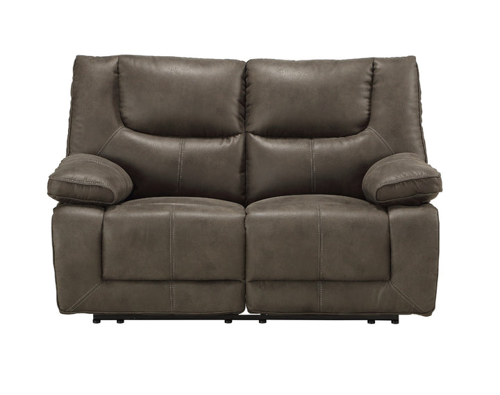ACME Harumi Gray Leather-Aire Loveseat Model 54896 - MONAVILLA