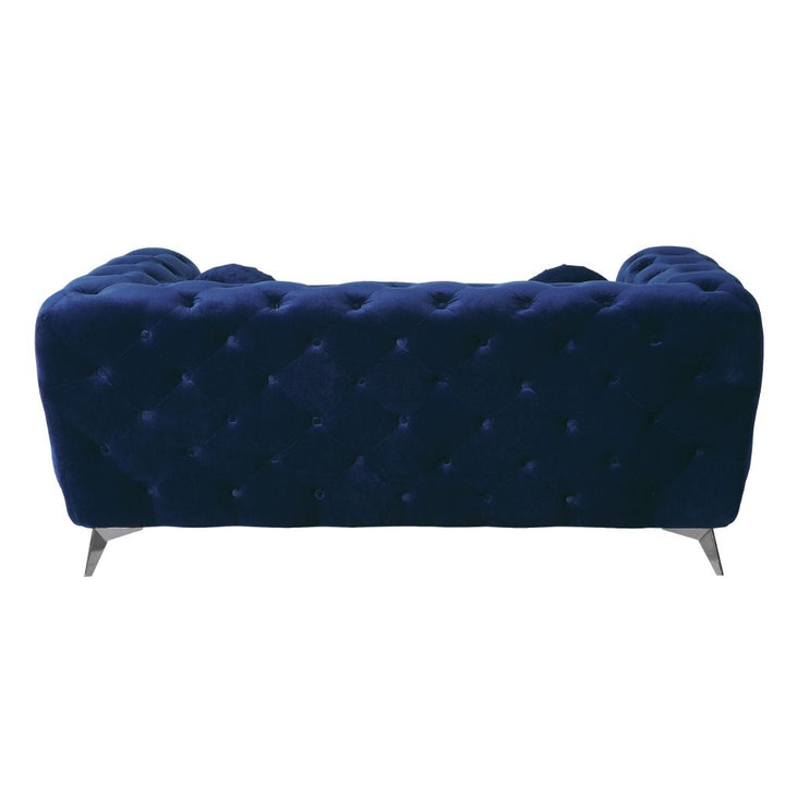 ACME Atronia Blue Fabric Loveseat Model 54901 - MONAVILLA