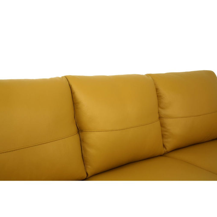 ACME Valeria Mustard Leather Sofa Model 54945 - MONAVILLA