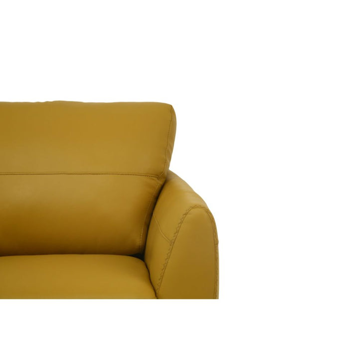 ACME Valeria Mustard Leather Sofa Model 54945 - MONAVILLA