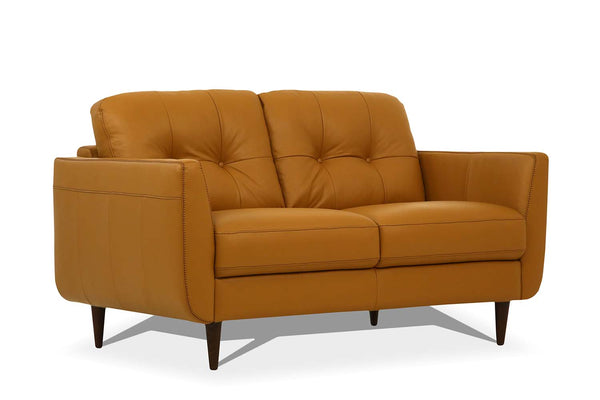 ACME Radwan Camel Leather Loveseat Model 54956 - MONAVILLA